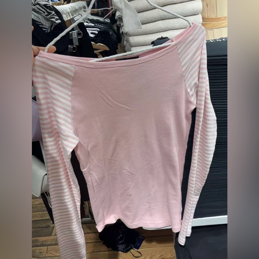 Brandy Melville pink long sleeve